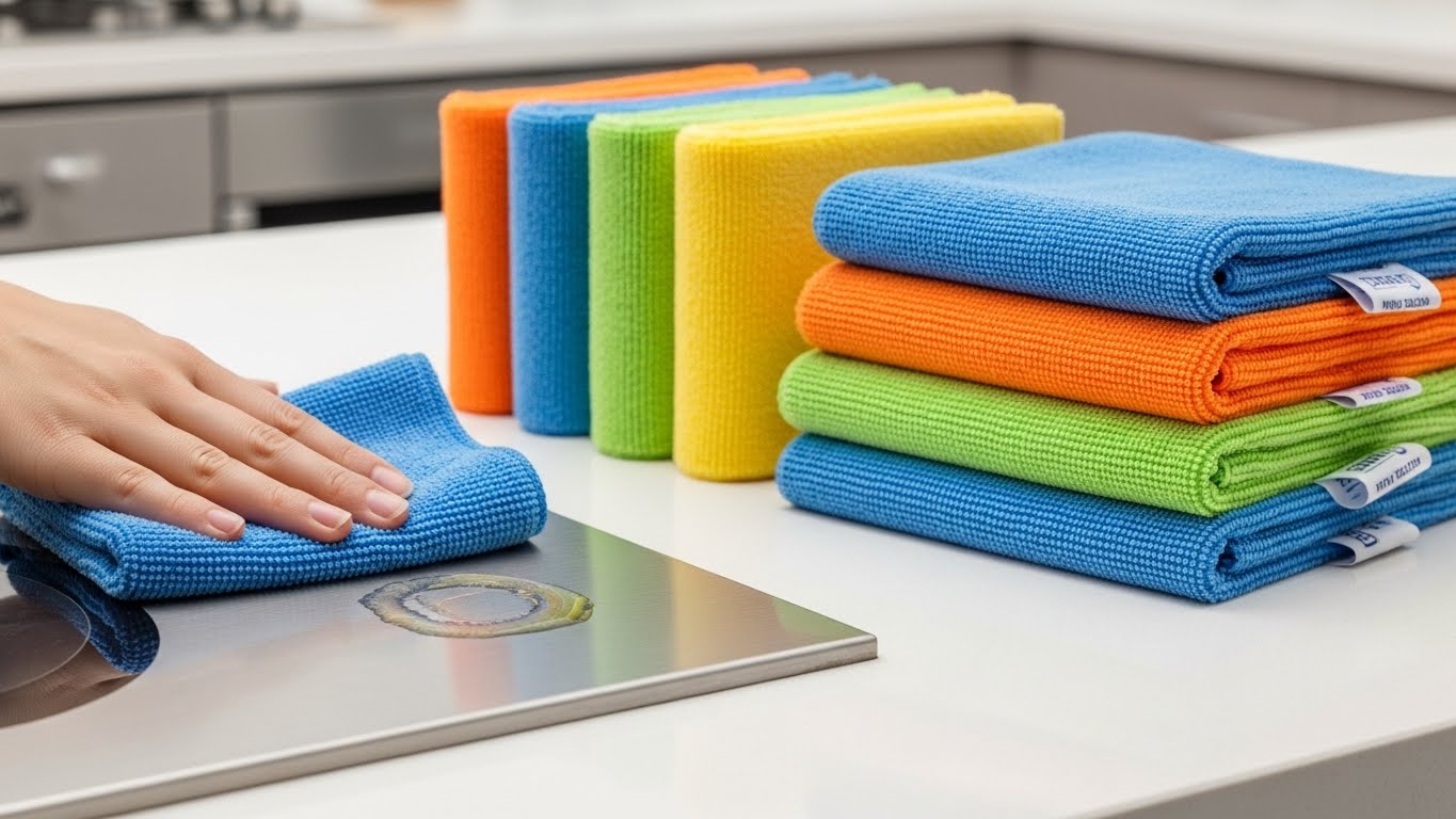Best Microfiber Cloths for Kitchen Grease (Absorbent, Lint-Free, Wash-Tested)